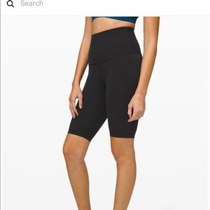 lululemon align super high rise bike shorts 10”